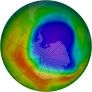 Antarctic Ozone 2007-10-11